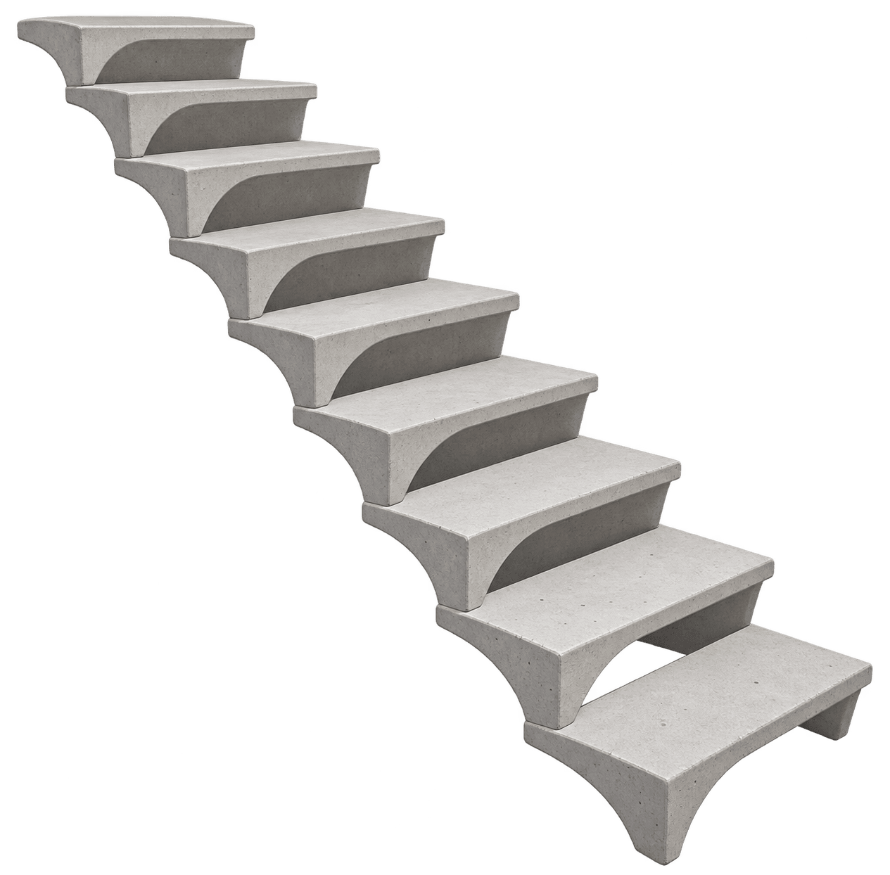 Escadas pré-moldadas de concreto